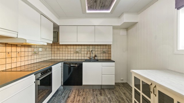 Kjøkken i underetasjen/hybel.