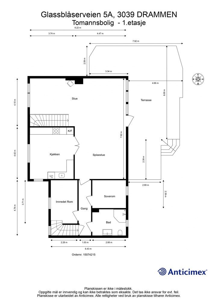 Plantegning- 1.etasje