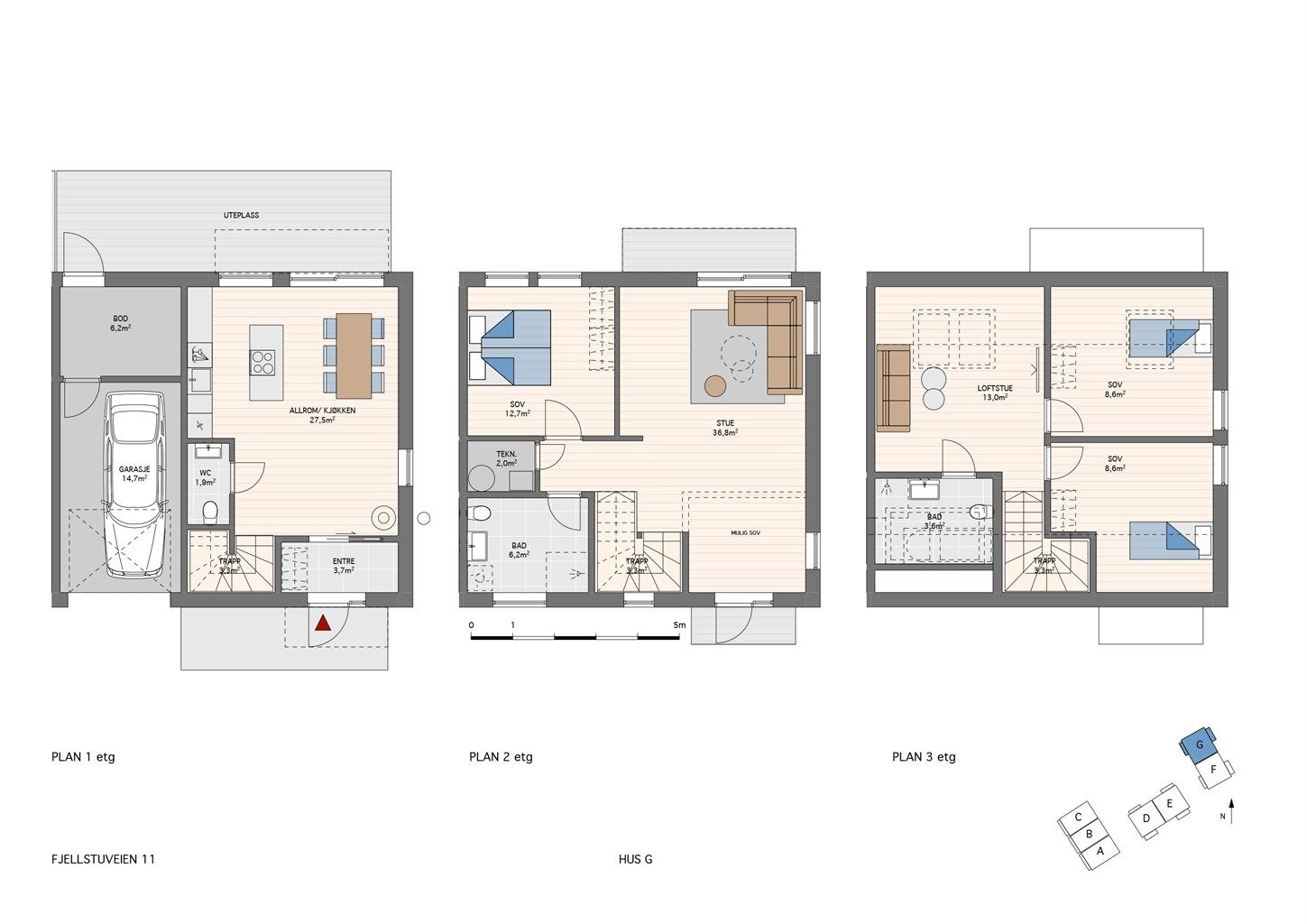 Plantegninger HUS G.