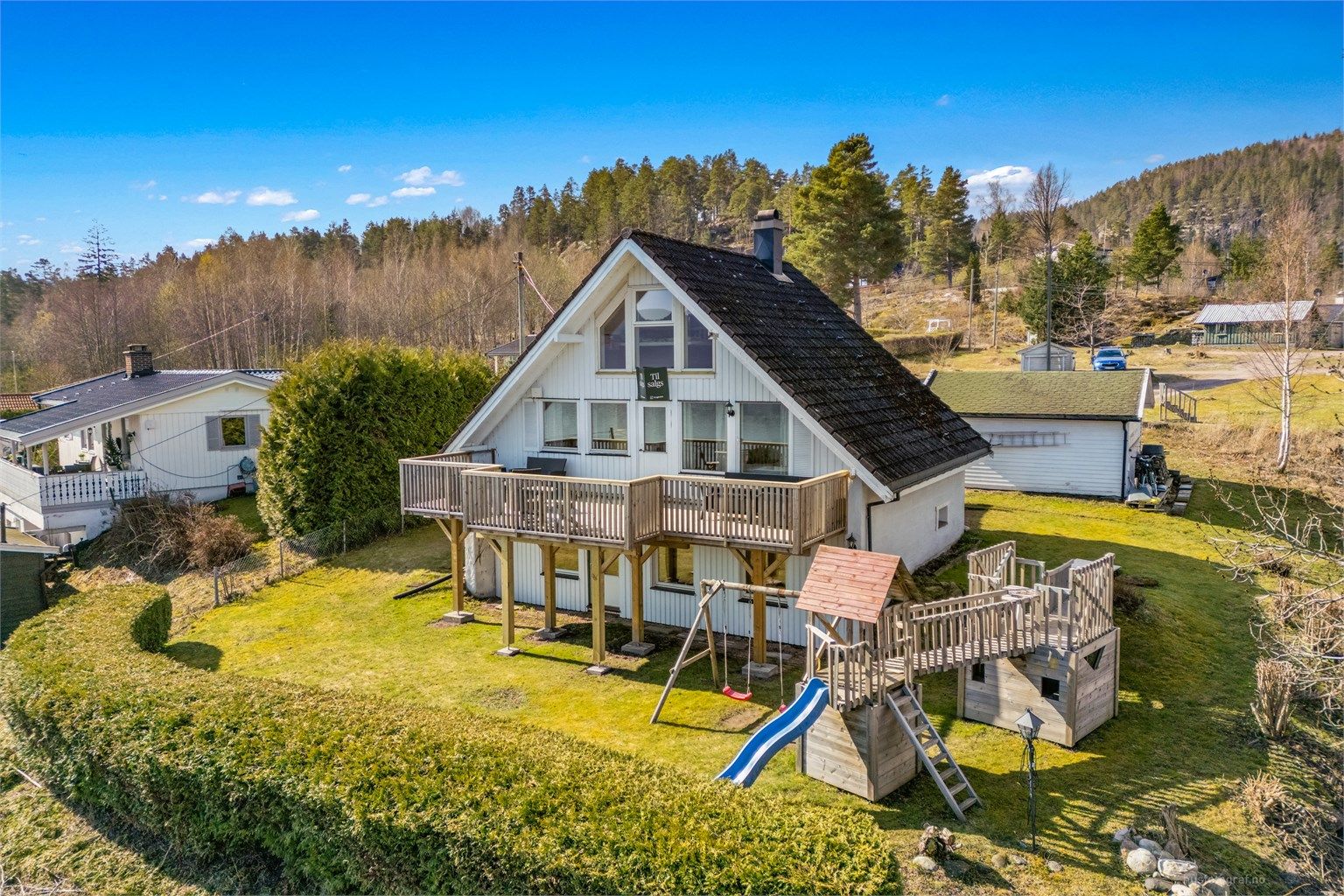 En god familiebolig med god hage, kort vei til badeplass og fine turmuligheter.
Foto: Haiman Askari