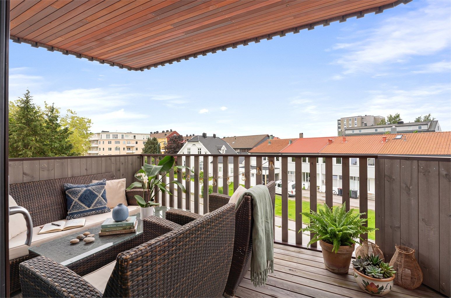 God plass til sittegruppe og grill
