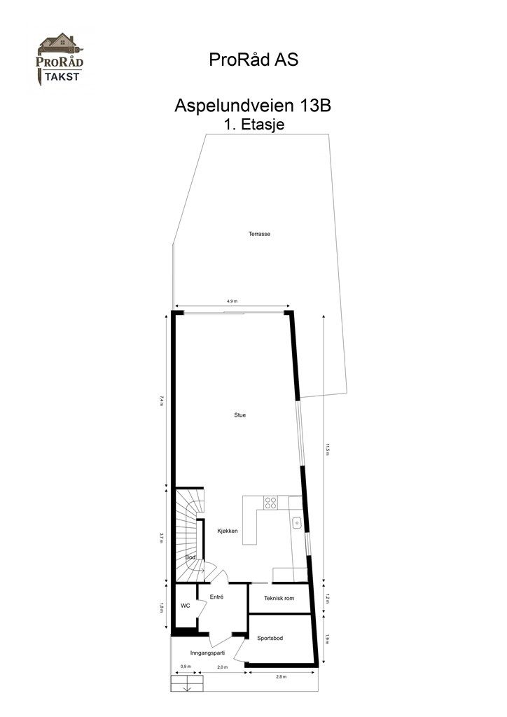 Plantegning 1. etasje 