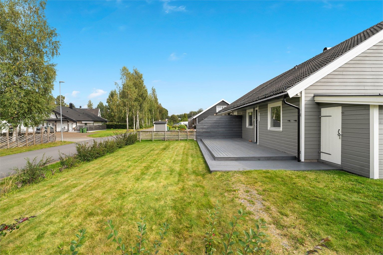 God plass til mange aktiviteter i hagen.