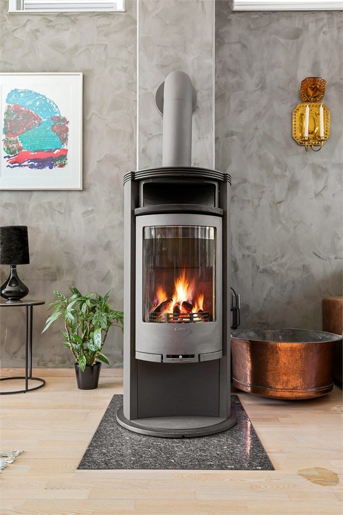 Peisovnen gir både hygge og god varme på kalde dager.