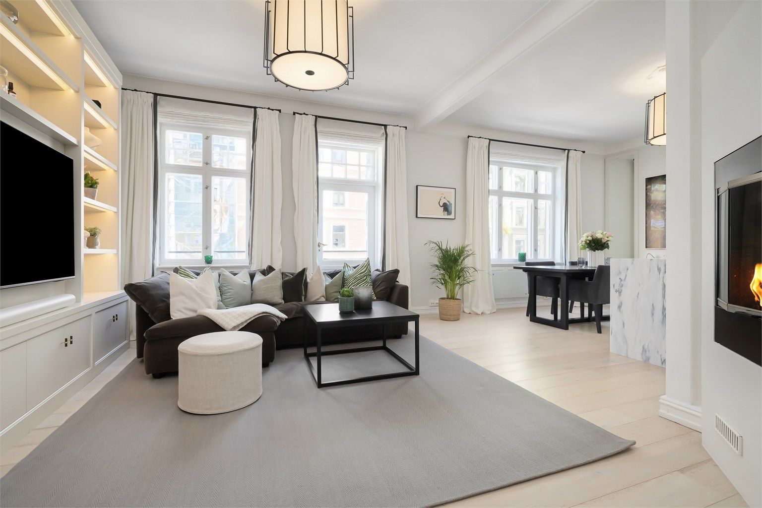 En elegant og stilren leilighet med en attraktiv beliggenhet i vakre Schønings gate, her har du en sentral beliggenhet i rolige og hyggelige omgivelser på Majorstuen