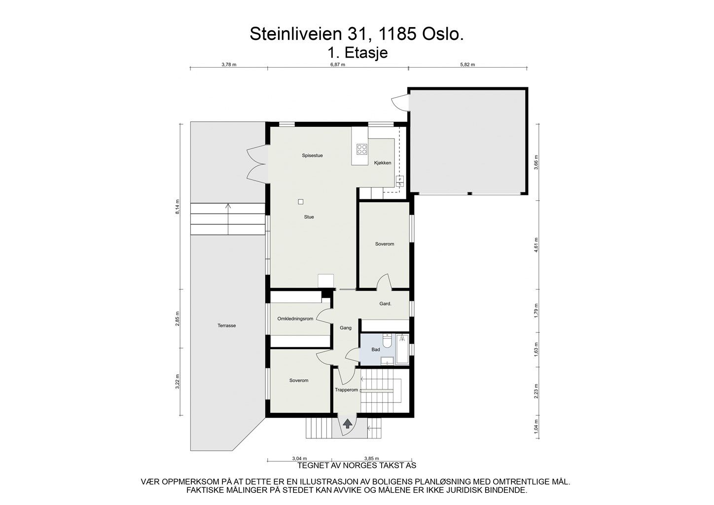 Plantegning 1. Etasje