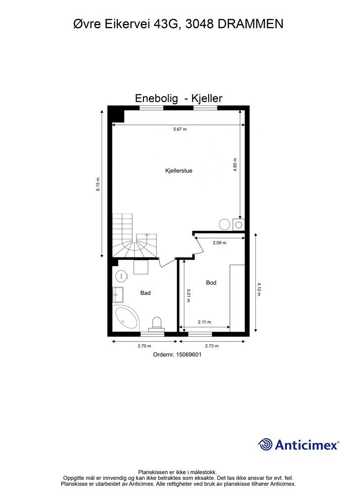 Plantegning - Kjeller