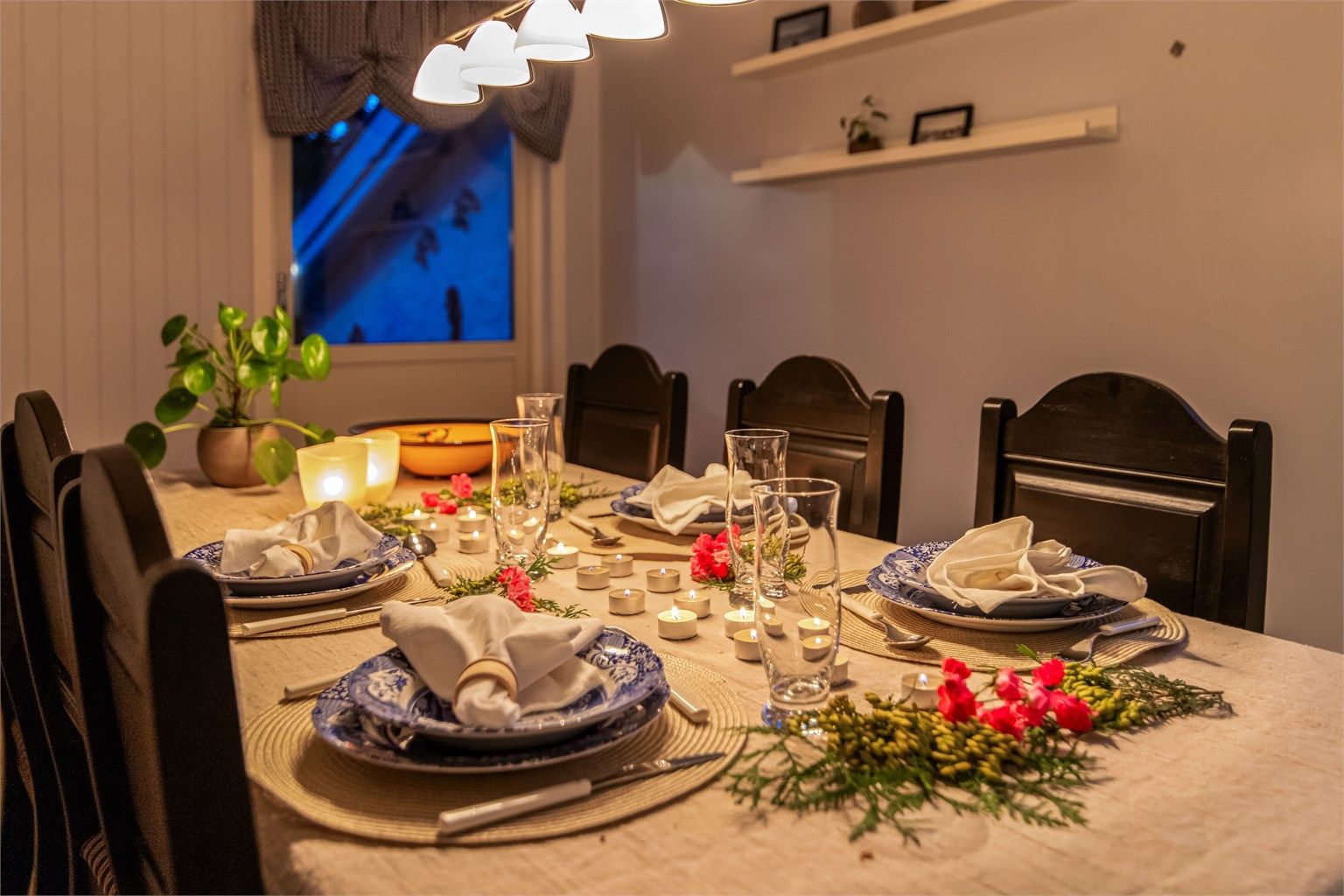 Rikelig med plass til storfamilien, enten det er hverdag eller fest.