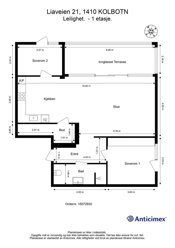 Plantegning- 1.etasje