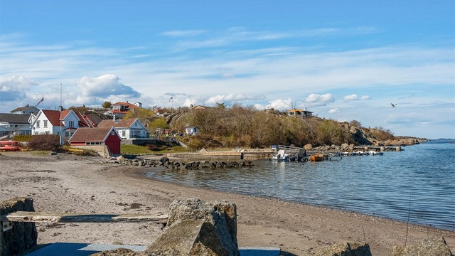 En av de mange hyggelige badeplassene i nærområdet.