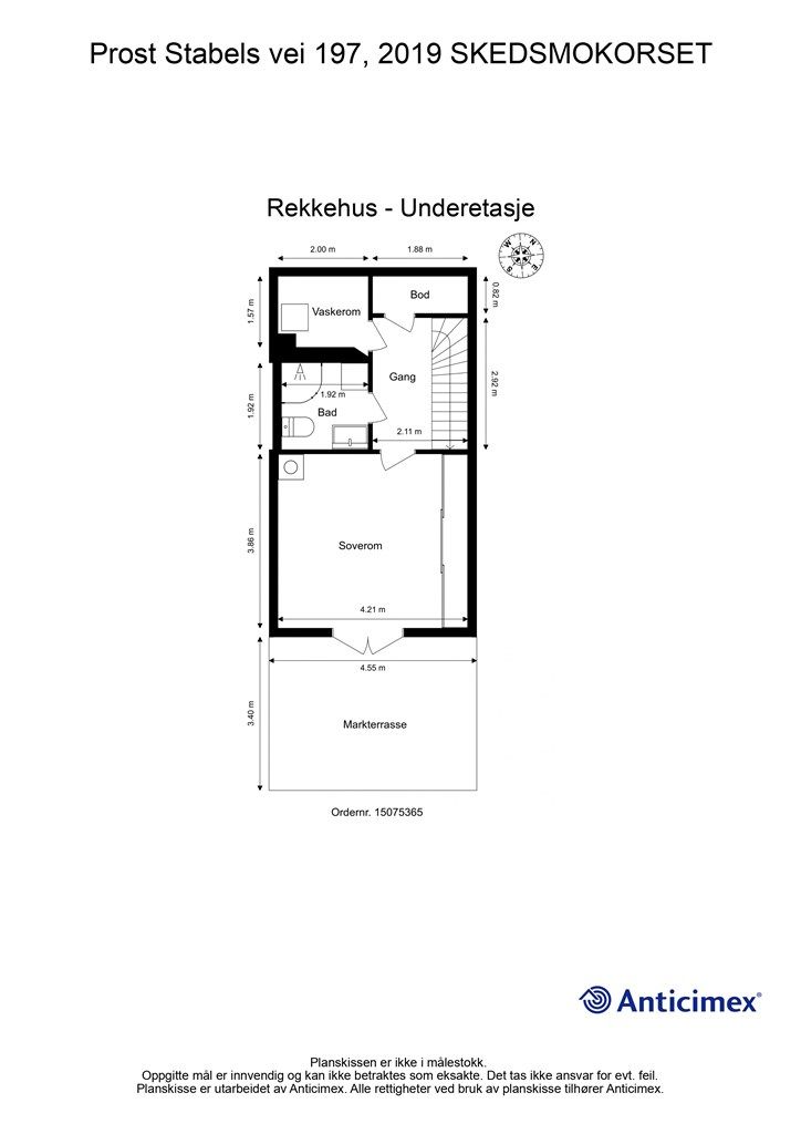 Plantegning- Underetasje.