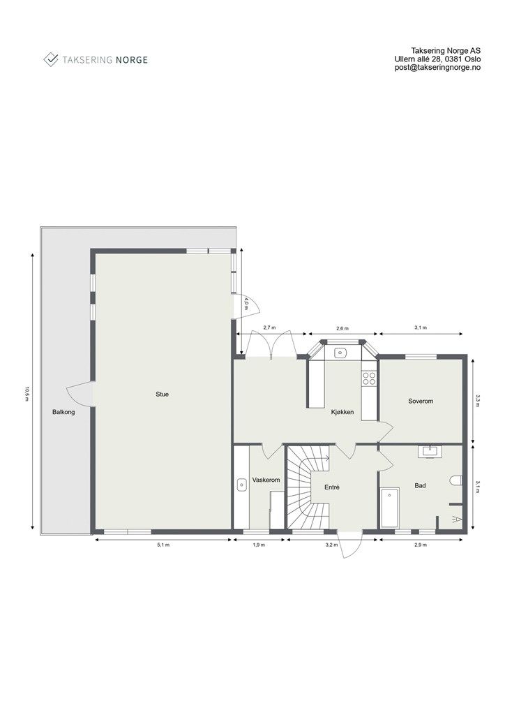 Plantegning 1. etasje