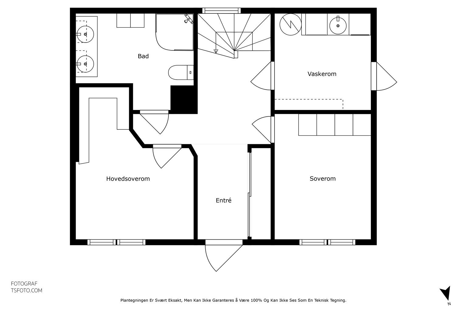 Plantegning - 1 etasje
