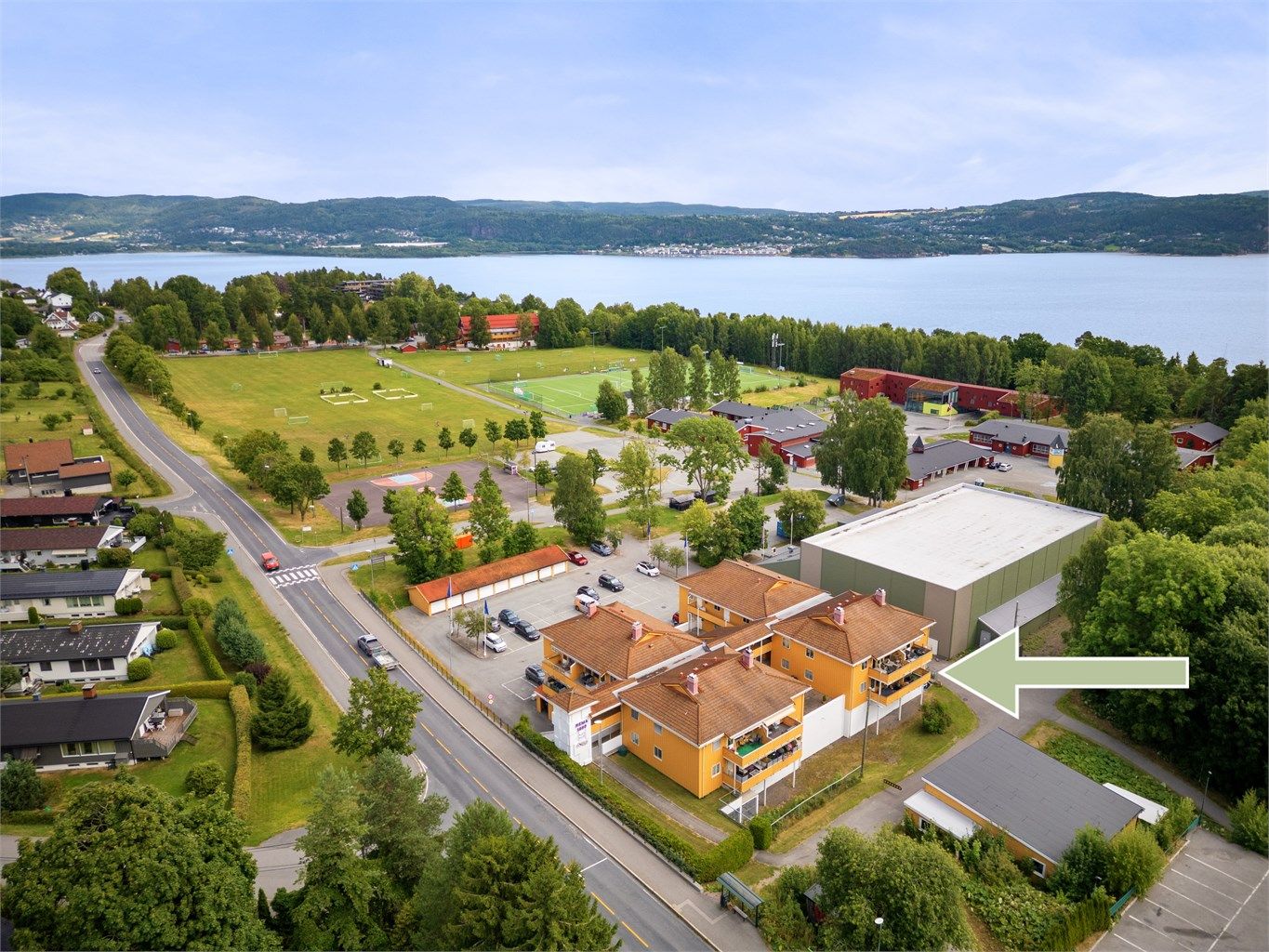 Her bor du sentralt på Åskollen med nærhet til det meste du trenger. 
Foto: Ole Thoresen