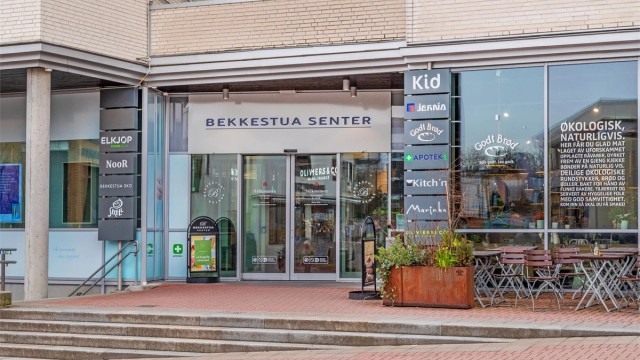 Gangavstand til Bekkestua senter