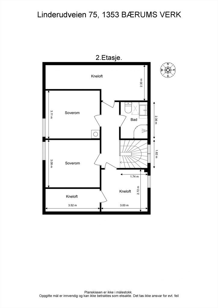 Plantegning 2. etasje