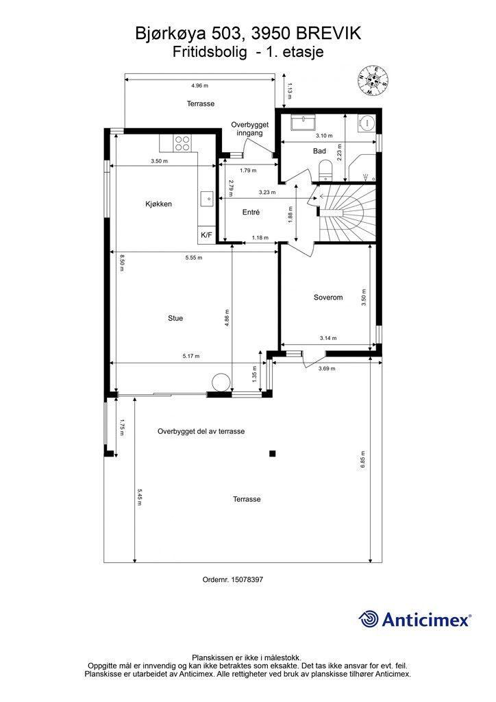 Plantegning 1. etasje