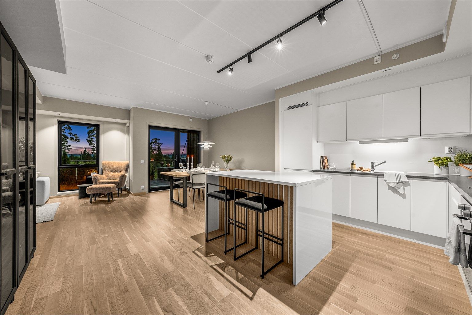 Velkommen til Fjellvegen 12! En meget innbydende eierleilighet med delikat fargevalg og gode løsninger