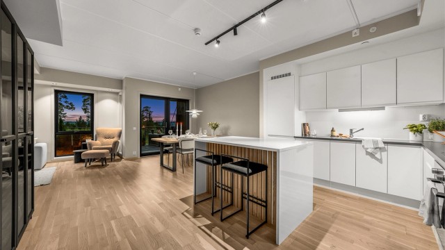 Velkommen til Fjellvegen 12! En meget innbydende eierleilighet med delikat fargevalg og gode løsninger