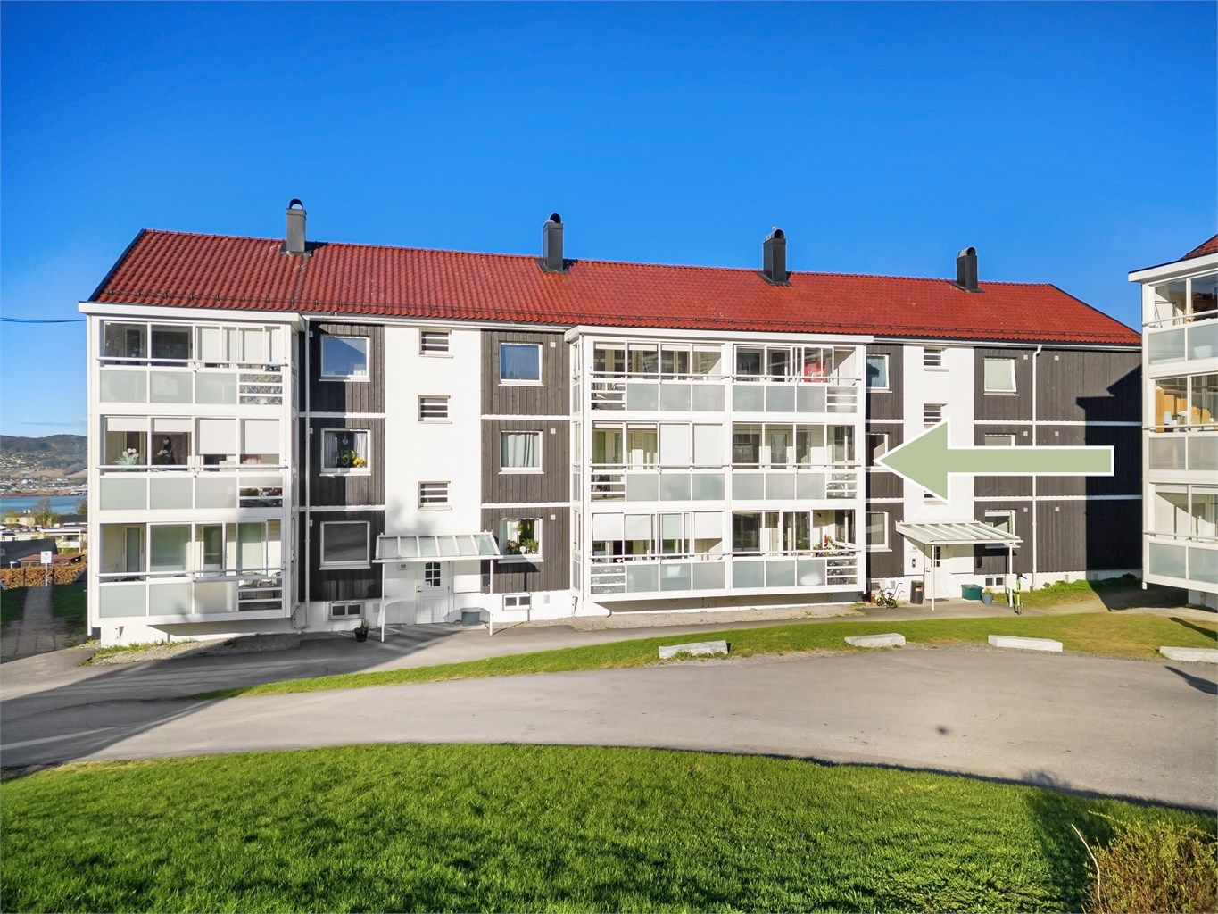 Velkommen til Austadveien 101! 
Foto: Ole Thoresen