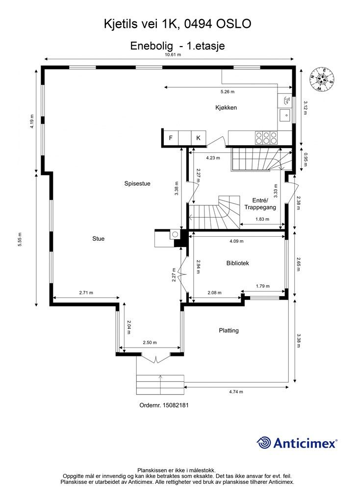 Plantegning - 1. etasje