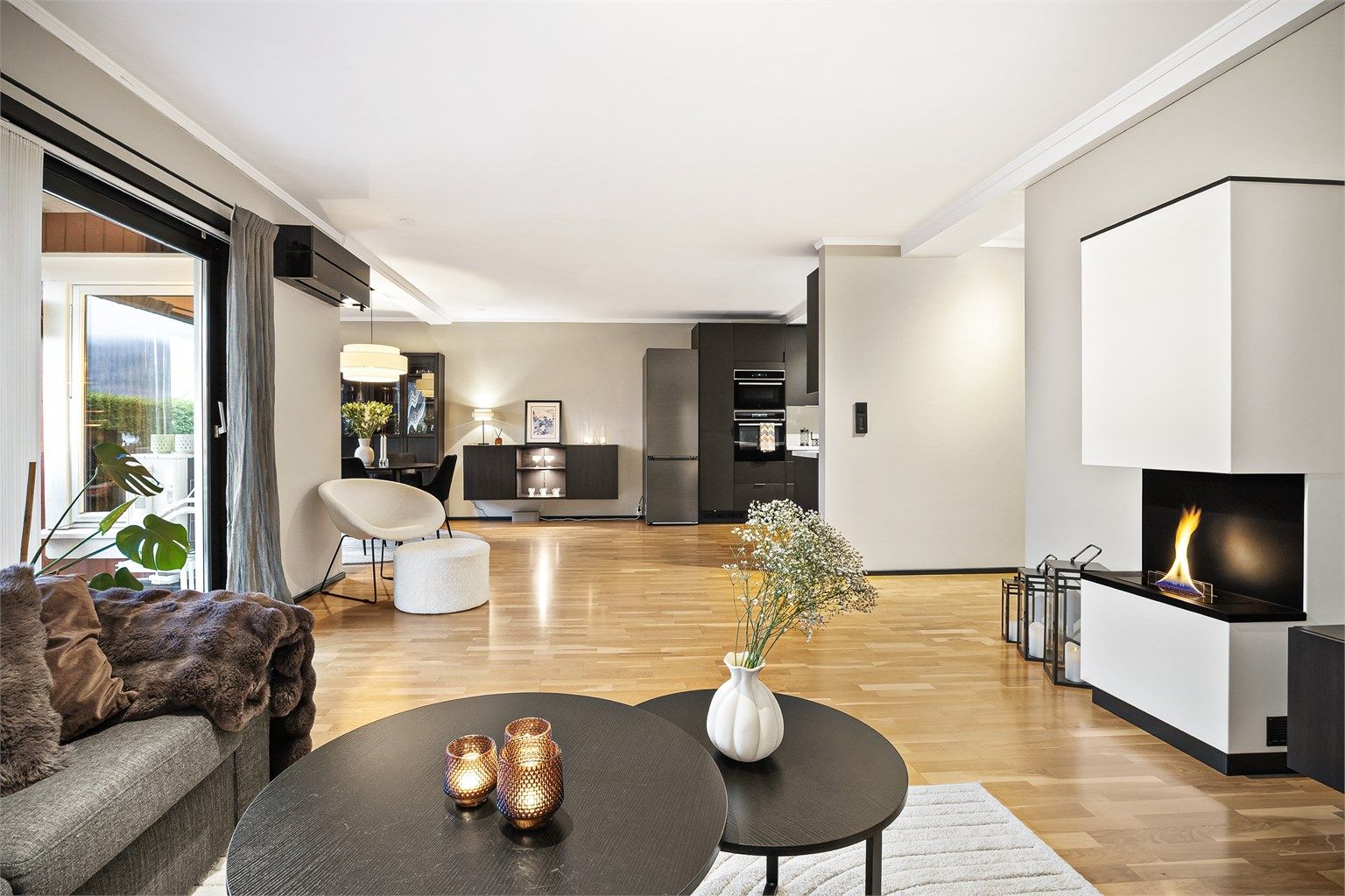 Lys og romslig 3-roms selveierleilighet med mulighet for å etablere ekstra soverom - Foto: Stine Prøitz Jørgensen