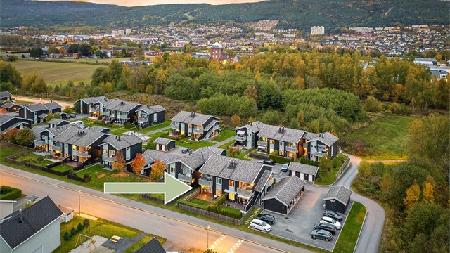 Rolige omgivelser med kort gangavstand til flotte tur- og rekreasjonsområder.