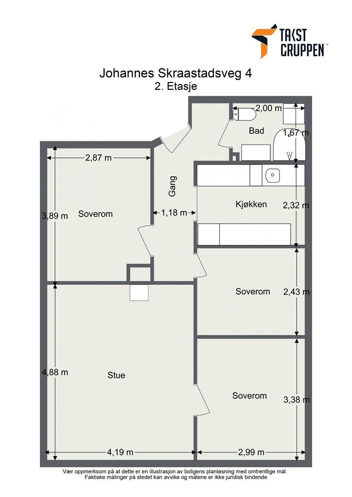 Plantegning 2. etasje
