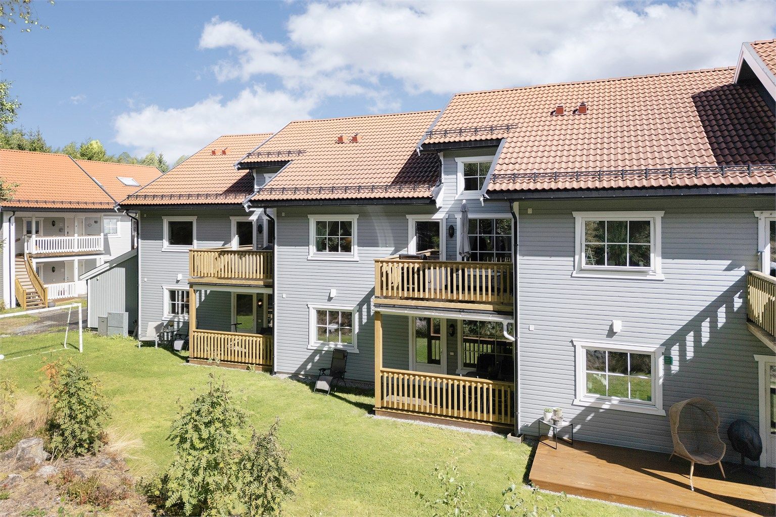 Leiligheten ligger i 2. etasje