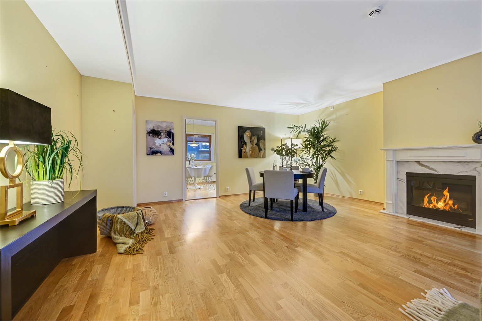 Gasspeisen varmer godt på kalde dager