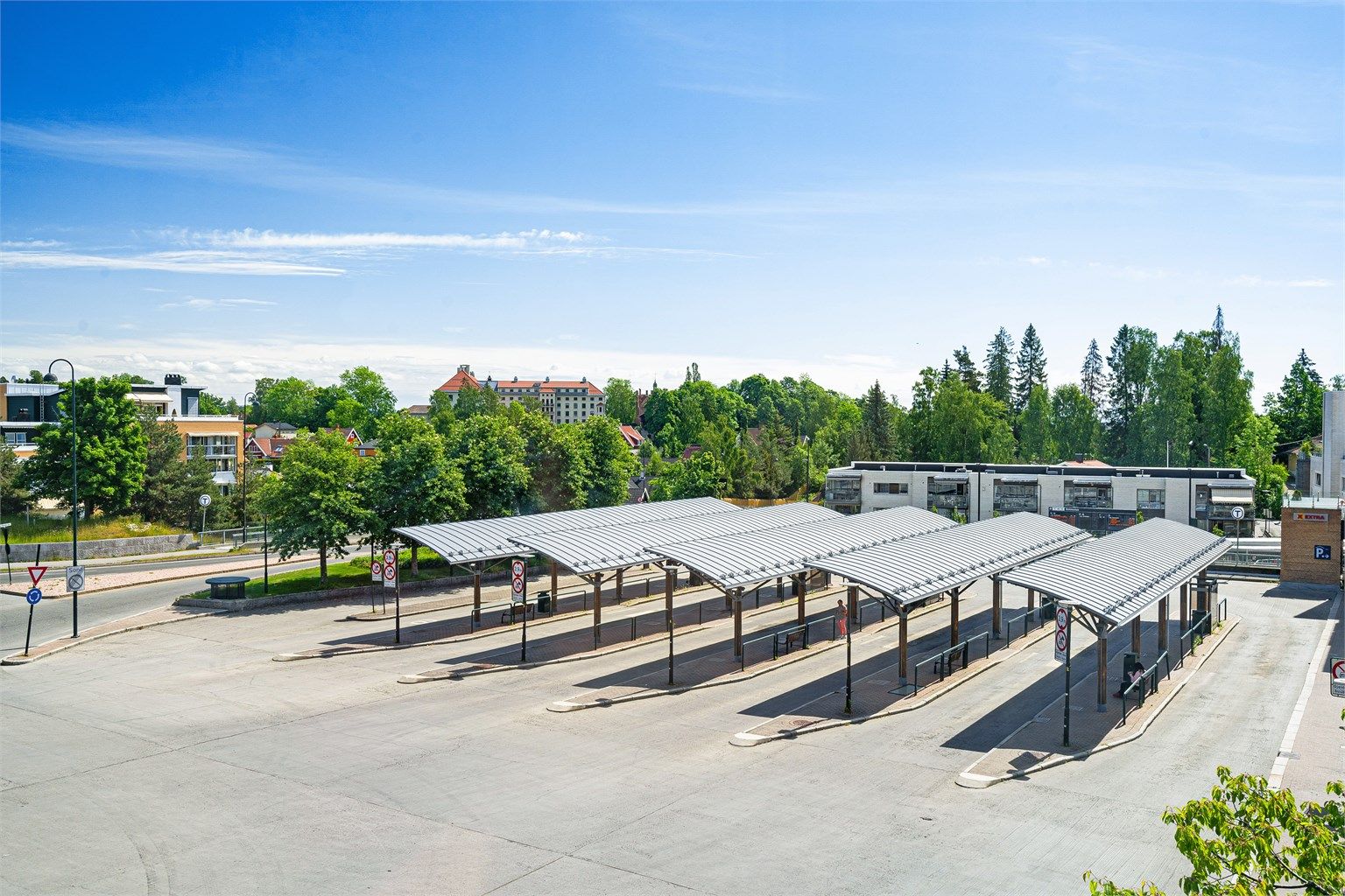 Nærområde Bekkestua bussterminal 