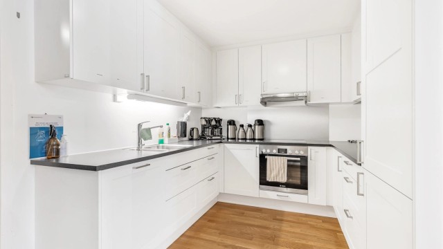 Sameiet disponerer fellesrom med gjesterom som disponeres av boligseksjonene.