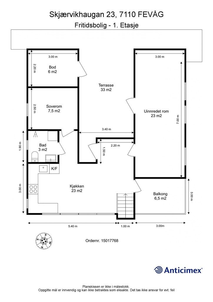 Planskisse første etasje.