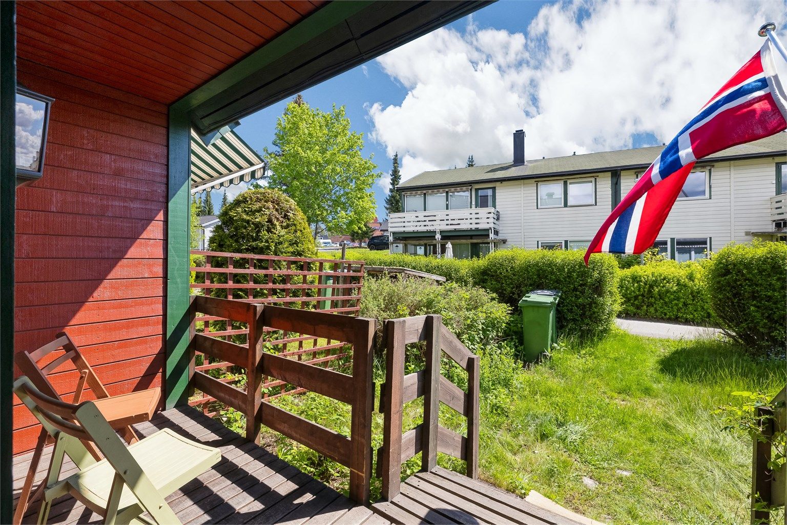 Her bor man tilbaketrukket og rolig til, samtidig som det er gangavstand til alt man trenger i hverdagen