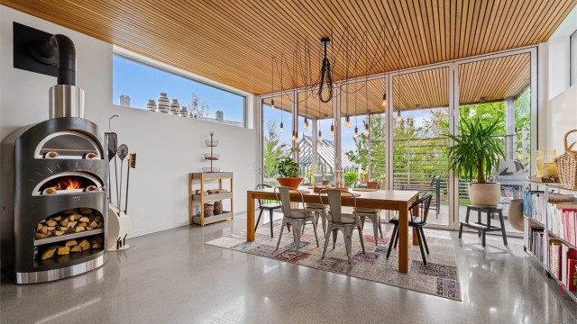 Eksklusiv pizzaovn fra Alfa Forni på kjøkkenet