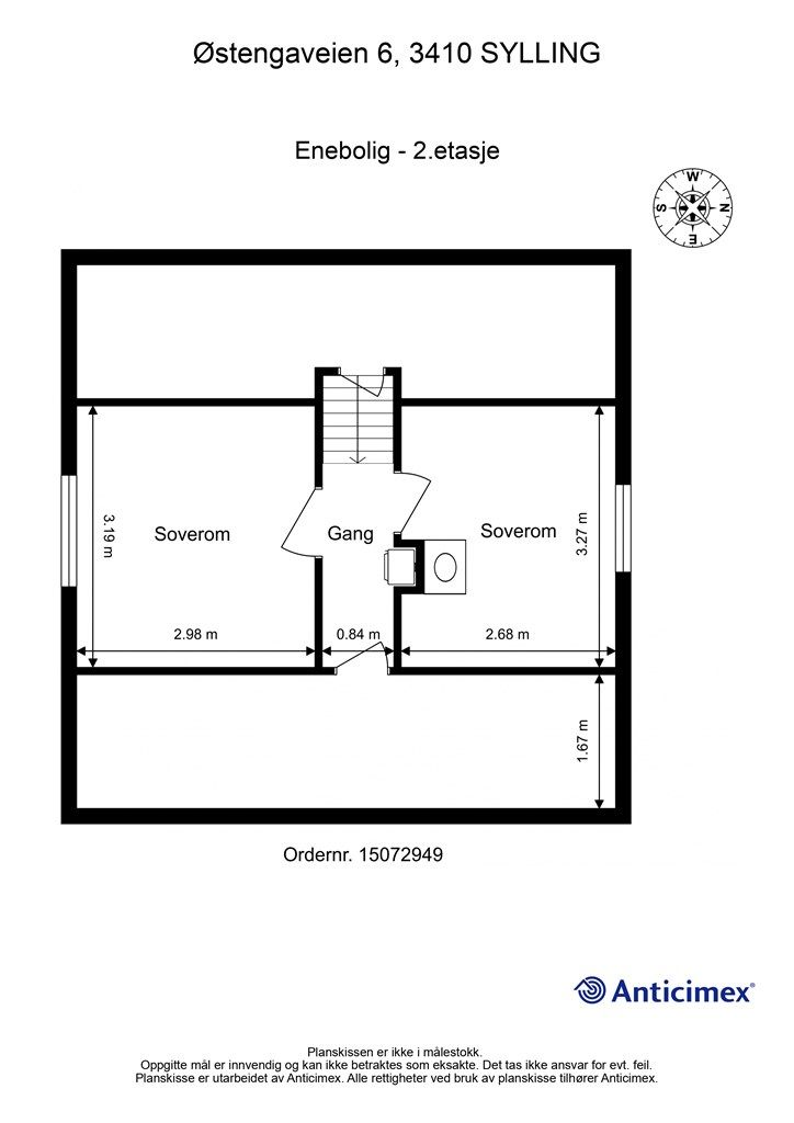 Plantegning - 2. etasje