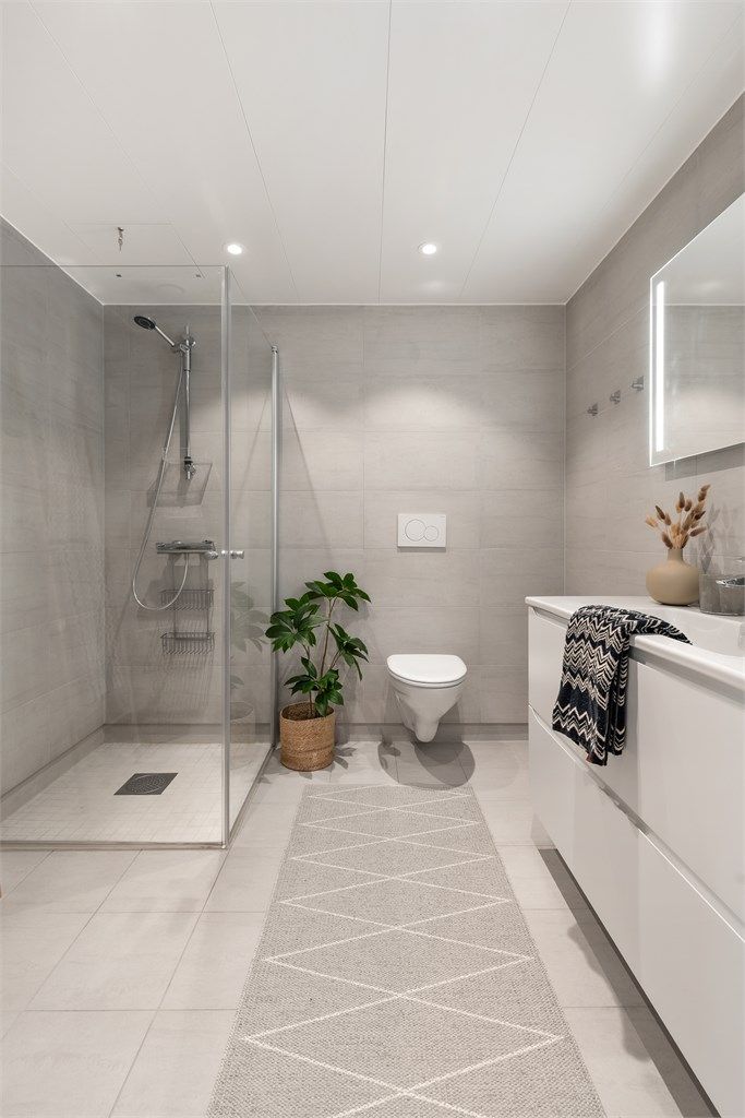 Opplegg for vaskemaskin. Avtrekksventil i himling.