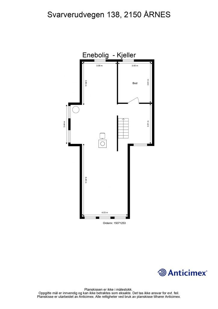 Plantegning - Kjeller 