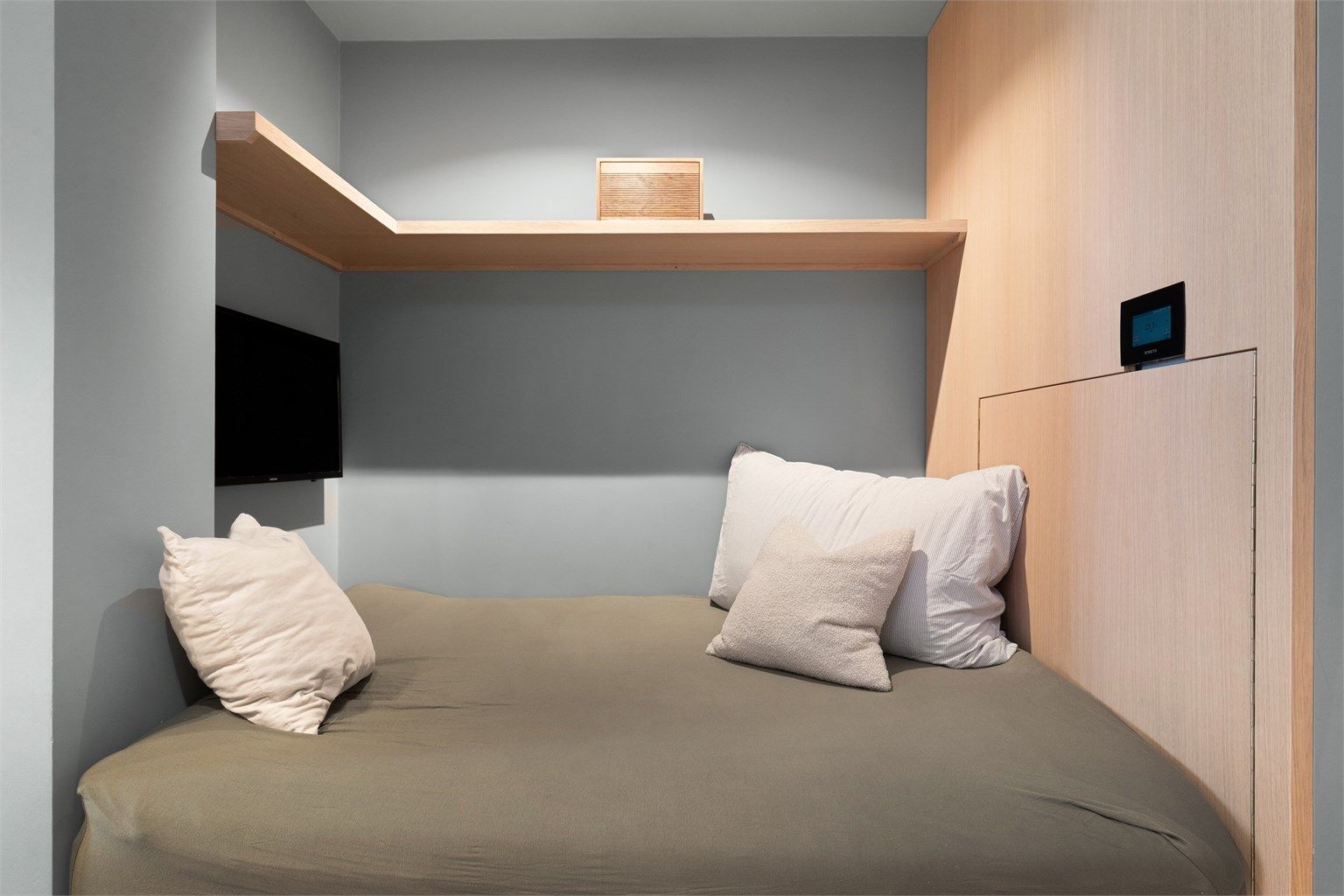 Koselig nisje med plassbygget daybed