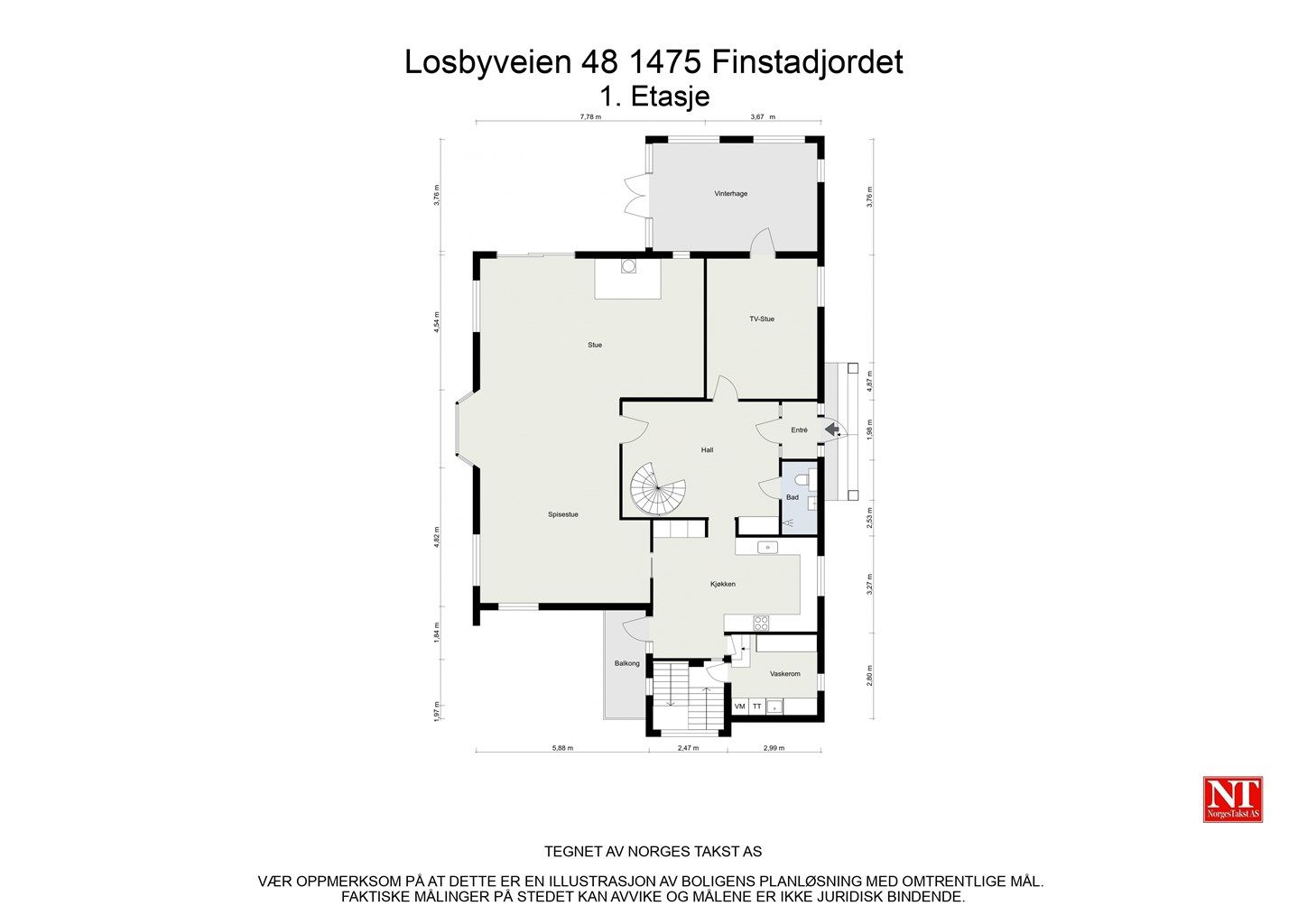 Plantegning - 1. Etasje
