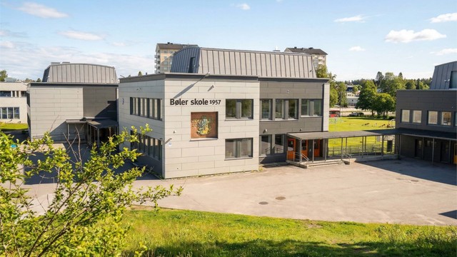 Kort vei til Bøler barne- og ungdomsskole.
