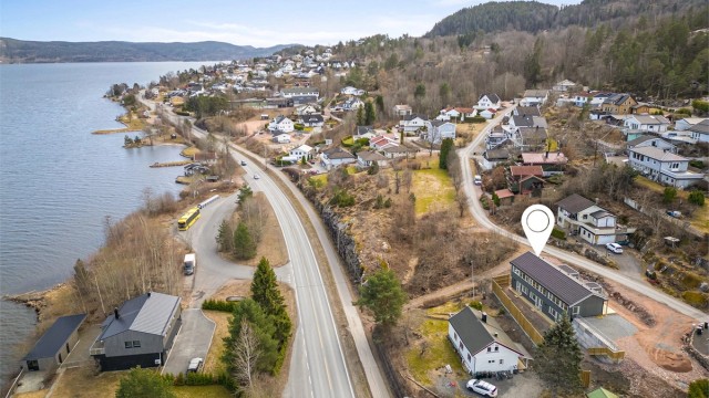 Eiendommen har en flott beliggenhet med flott utsikt over Drammensfjorden.
Foto: Stine Jørgens Prøitz