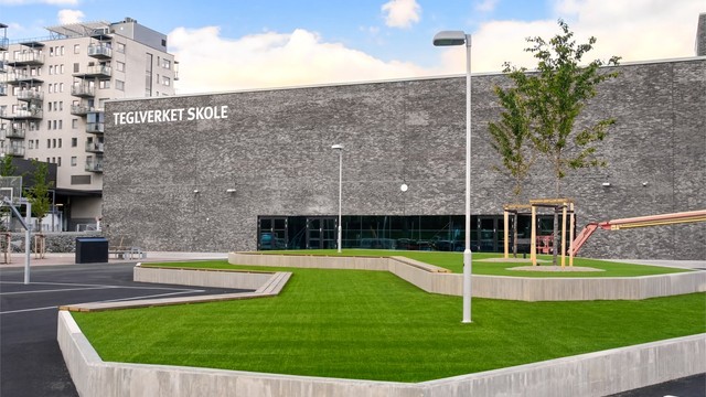 Boligen sokner til Teglverket skole (1.-10.trinn).