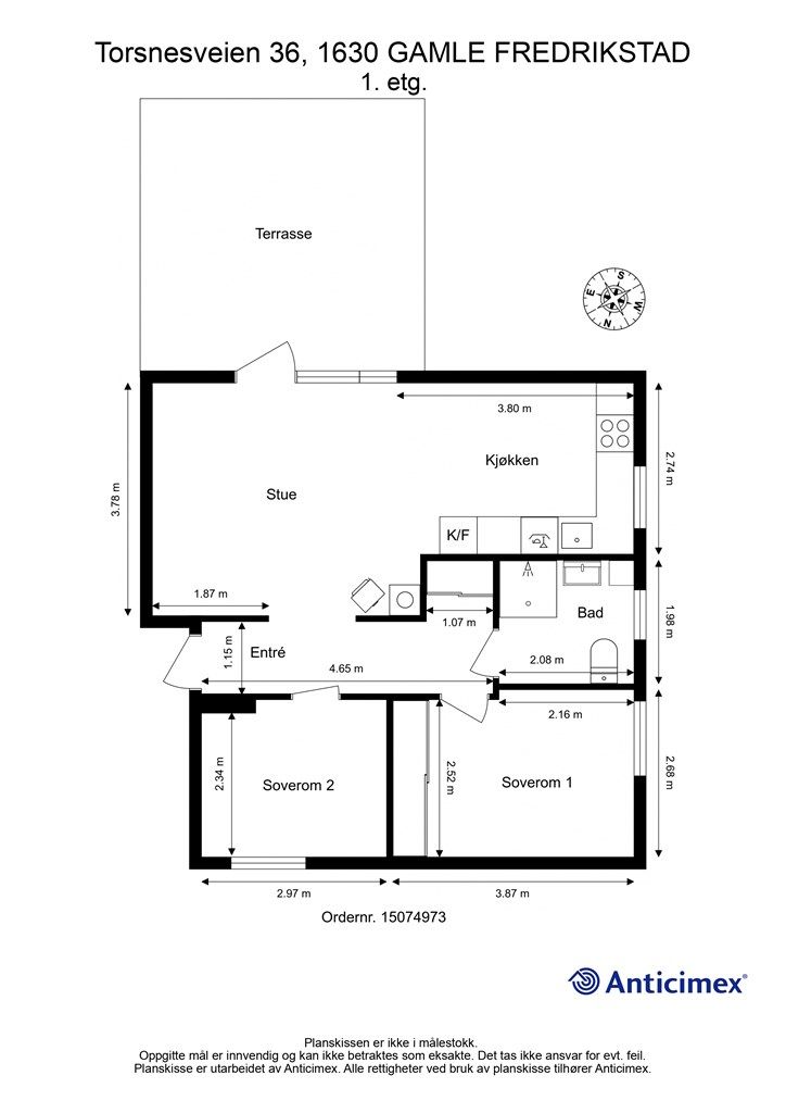Leiligheten disponerer i tillegg en stor kjellerbod på hele 19 kvm. I kjelleren er det også felles vaskerom for beboerne.