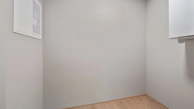 Den innvendige boden måler 2,5 kvm.