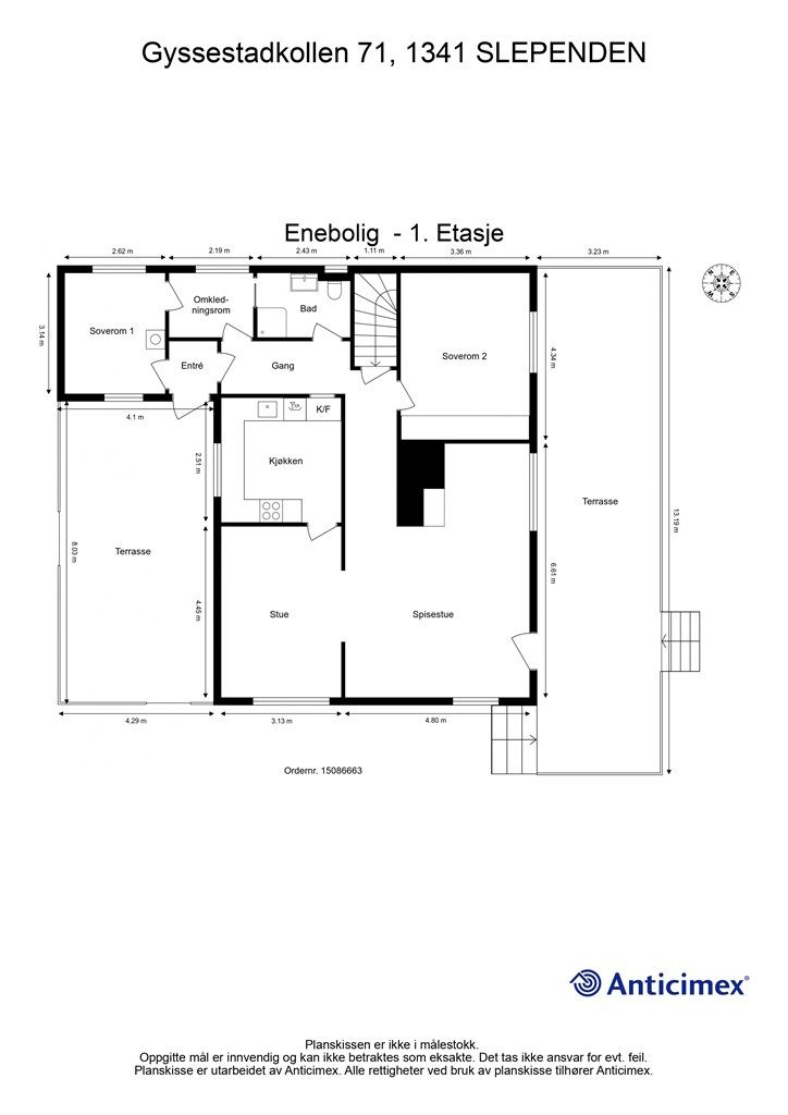 Plantegning - Første etasje