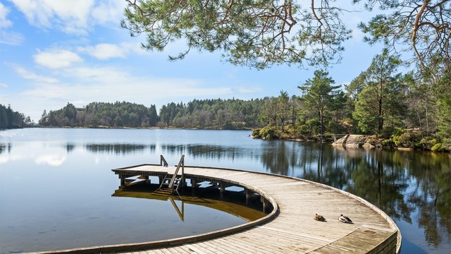 Krohnegården er en ideell badeplass i Fyllingsdalen.