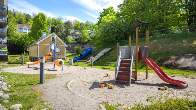 Lekeplass for de yngste.