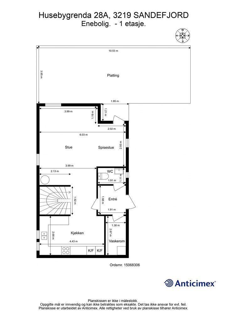 Plantegning 1. etasje