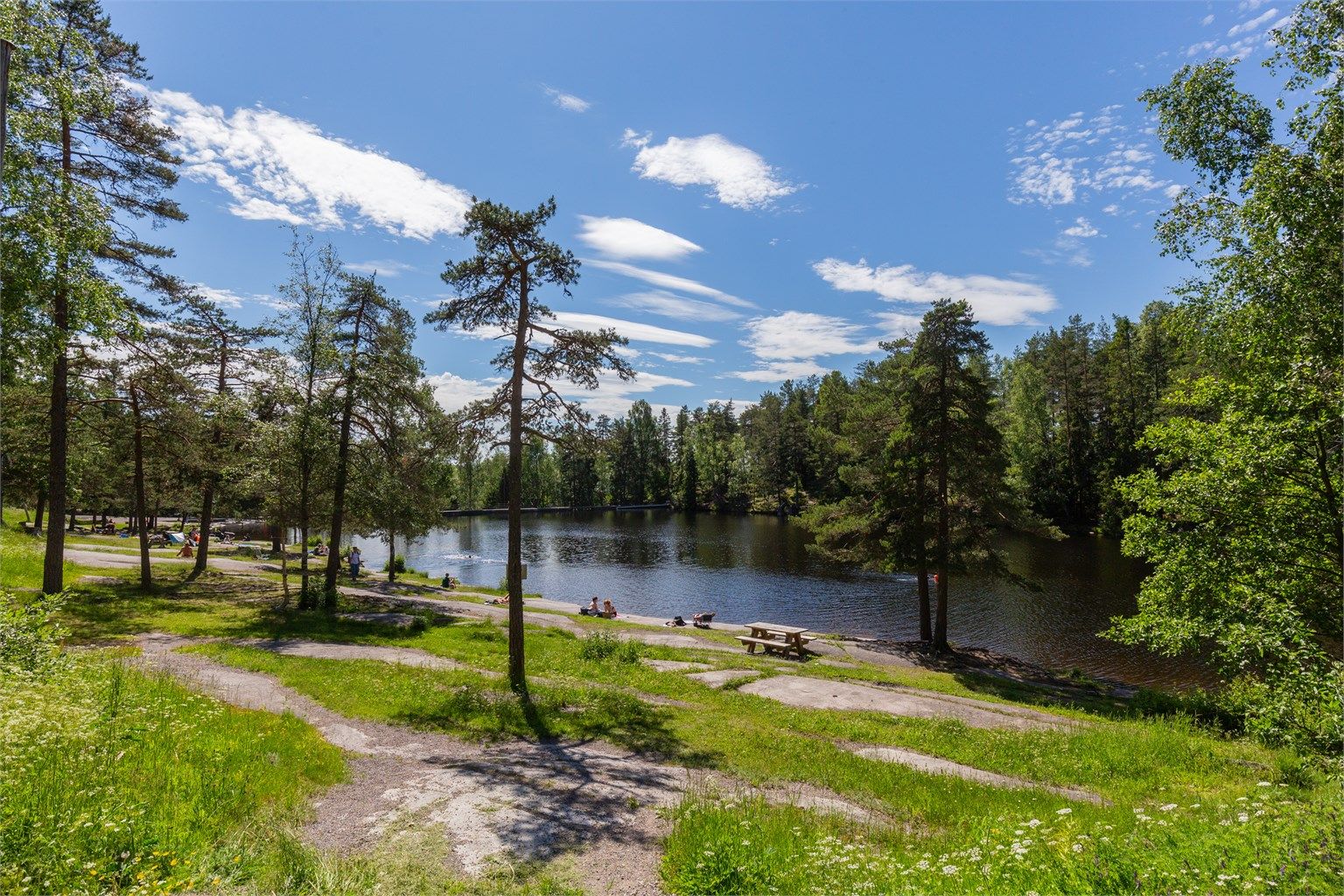 Området byr på flotte turmuligheter langs Alnaelva og i Lillomarka året rundt.